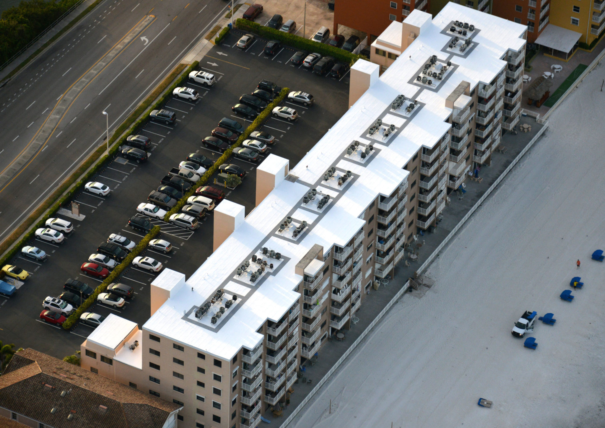 Tampa Bay Condominium Silicone Roof Restoration 2