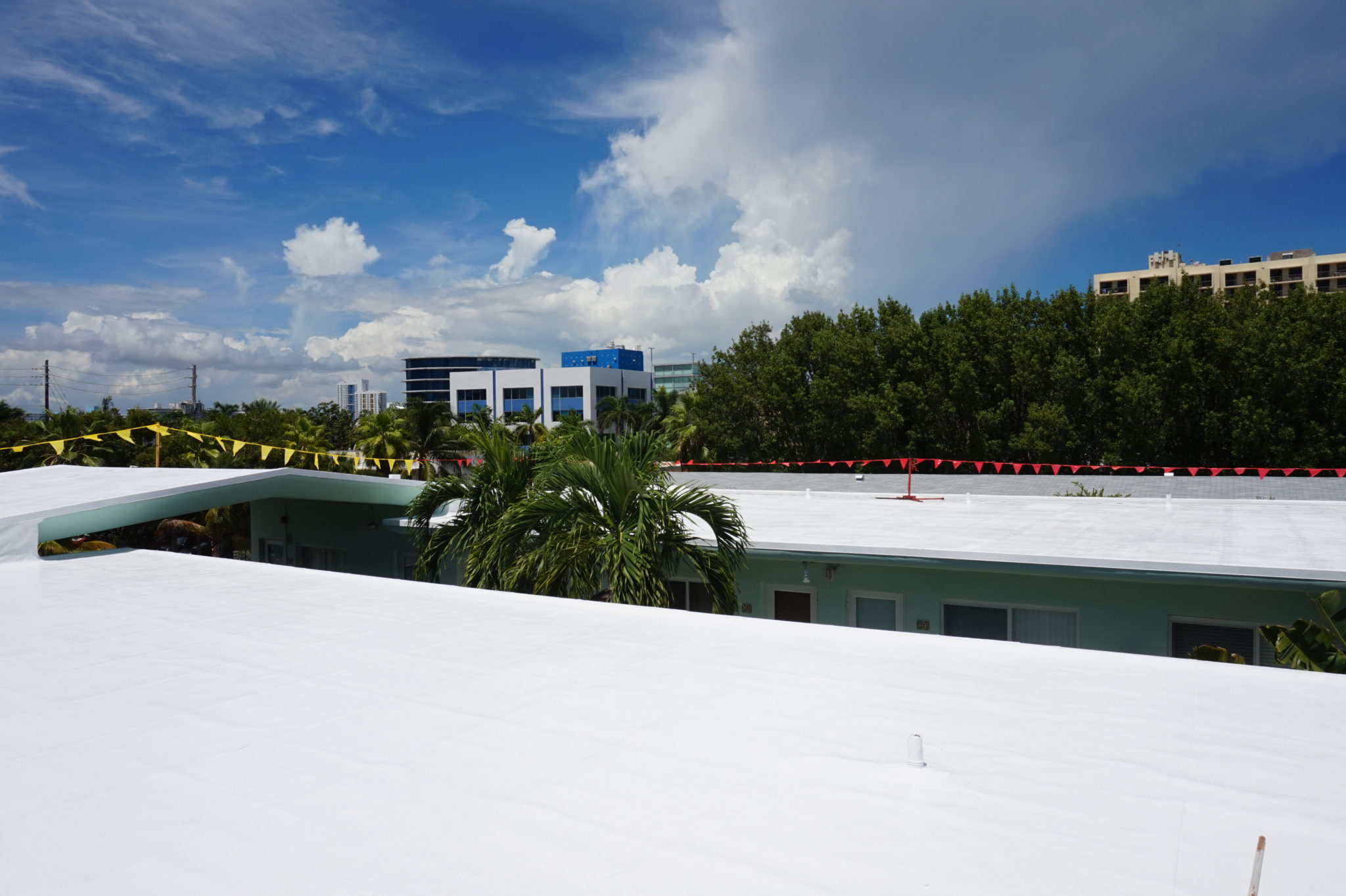 Miami Condominium Silicone Roof Coating