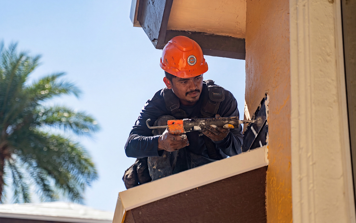 Residential roof repair
