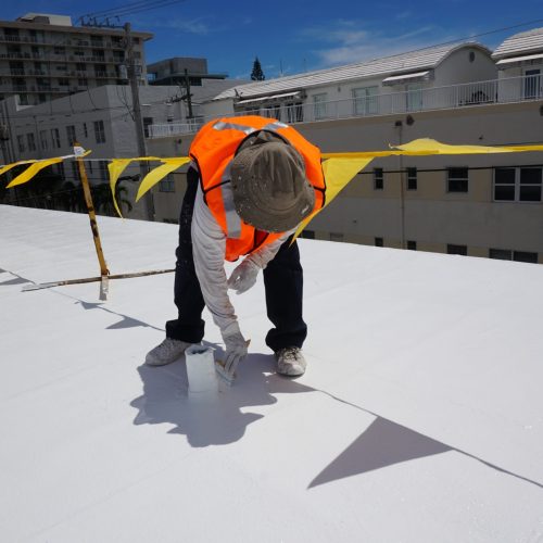 Miami Condominium Silicone Roof Coating