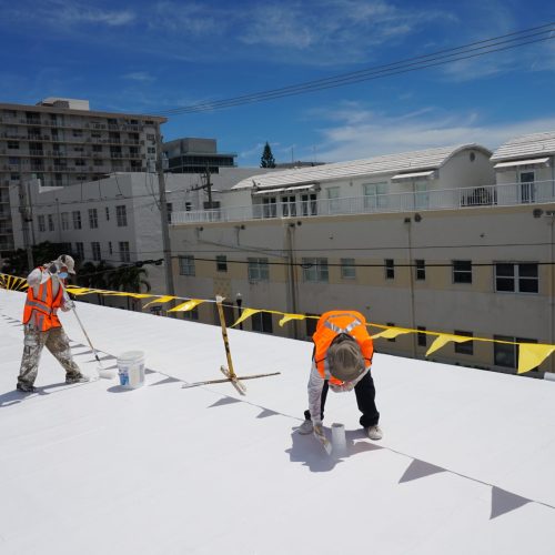 Miami Condominium Silicone Roof Coating
